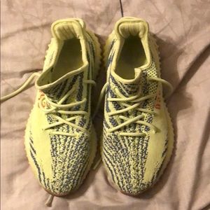 Neon Green and Blue Yeezys!